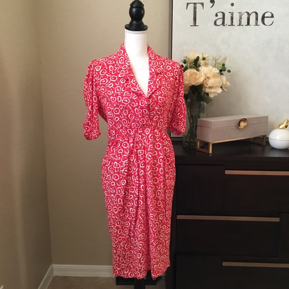 Ladies in the 90s! Blondie and Me 90’s inspired Retro puffed sleeves dress